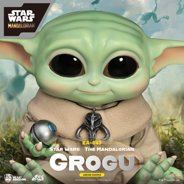 Beast Kingdom EA-043 Star Wars: The Mandalorian Grogu Egg Attack Figure Statue
